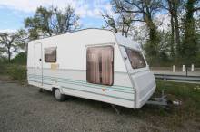 Caravane occasion, 4 couchages, moins de 5,5 m, Sun Roller Sevilla 440 CP, à Roques proche de Toulouse (31)