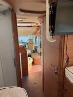 Camping-car intégral occasion, poids lourd, 4 places, lits jumeaux, Carthago Chic C-Line I 4,9 LE, à Roques proche de Toulouse (31)