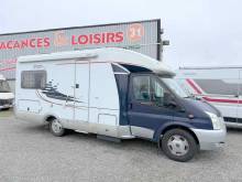 Camping-car profilé occasion, lit à la française, moins de 7 m, Eriba Emotion 653, à Roques proche de Toulouse (31)