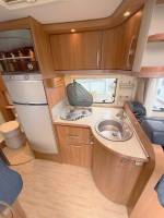 Camping-car profilé occasion, lit à la française, moins de 7 m, Eriba Emotion 653, à Roques proche de Toulouse (31)