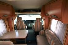 Camping-car profilé d'occasion, 4 places, lit à la française, Hymertramp 655 GT, à Roques proche de Toulouse (31)