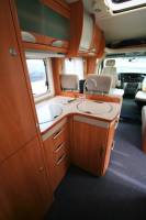 Camping-car profilé d'occasion, 4 places, lit à la française, Hymertramp 655 GT, à Roques proche de Toulouse (31)
