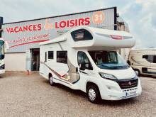 Camping-car capucine occasion, 7 places, 7 couchages, lits superposés, Challenger Genesis C 256, à Roques pirsche de Toulouse (31)
