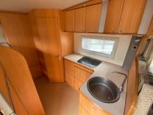 Camping-car capucine occasion, 4 places, lits superposés, pas cher, Pilote Aventura A 650, à Roques proche de Toulouse (31)