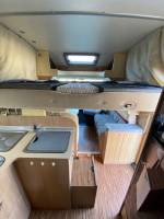 Achat Camping-car profilé d’occasion allemand, lit à la française, lit de pavillon, moins de 7 mètres, Bürstner Quadro IT 664, à Roques, proche de Toulouse 31