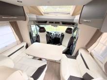 Vend Camping-car occasion profilé, lit central, lit de pavillon, peu de km, Challenger Mageo 398 EB, à Roques, proche de Toulouse (31)