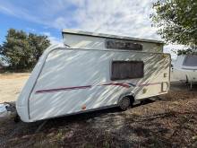 Caravane surbaissée occasion, 4 couchages, La Mancelle LM 420, à Roques proche de Toulouse (31)