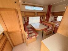 Caravane surbaissée occasion, 4 couchages, La Mancelle LM 420, à Roques proche de Toulouse (31)