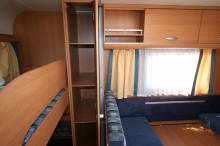 Caravane occasion lits superposés, 5 couchages, Knaus Sport 500 FDK, à Roques proche de Toulouse (31)