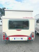 Caravane occasion surbaissée, La Mancelle LM 340 DD, grand lit permanent, à Roques, proche de Toulouse (31)