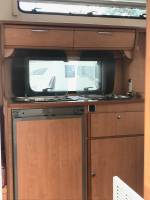 Caravane occasion surbaissée, La Mancelle LM 340 DD, grand lit permanent, à Roques, proche de Toulouse (31)