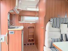 Vend Camping-car profilé occasion, lit transversal, lit de pavillon, 3 couchages, moins de 6 m, Laika X 595 R, à Roques proche de Toulouse (31)