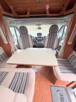 Camping-car profilé occasion, lit transversal, lit de pavillon, 3 couchages, moins de 6 m, Laika X 595 R, à Roques proche de Toulouse (31)