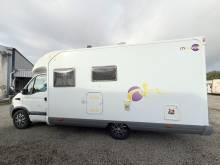 Camping-car Profilé occasion, 4 places, 4 couchages, moins de 7 m,  Lit à la française, Mooveo P 660 , à Roques proche de Toulouse (31)