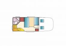 Fourgon aménagé occasion, moins de 6 m, 3 couchages, Adria Van, à Roques proche de Toulouse (31)