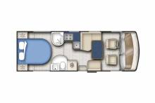 Vend Camping-car occasion intégral, lit central, lit de pavillon, poids lourd, boîte automatique, Bürstner Elégance I 800, à Roques proche de Toulouse (31)