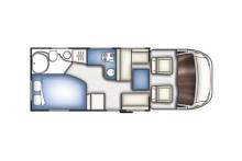 Achat camping-car occasion profilé familial,u lit à la française, lit de pavillon, 5 places, Boîte automatique, Pilote P716 P,  chez Vacances et Loisirs à Roque proche de Toulouse (31)