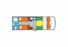 Achat Camping-car intégral occasion, Mercedes, boîte auto, poids lourd, lits jumeaux, NOTIN Oural,  à Roques, près de Toulouse (31)