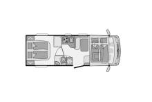 Achat Camping-car intégral occasion, lit central et de pavillon, Dethleffs Trend I 7057 DBM, à Roques, Midi-Pyrénées.