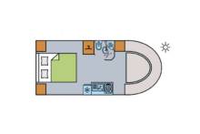 Achat Caravane Occasion, lit central, 4 places, La Mancelle Liberty Plaisance 490, à Roques proche de Toulouse (31)