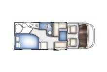 Achat Camping-car profilé d'occasion, lit à la française, 4 couchages, Bürstner Nexxo T640, à Roques proche de Toulouse (31)