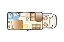 Achat Camping-car profilé occasion, lit à la française, moins de 7 m, 4 places, roues jumelées, Vilamobil Cautel L, chez Vacances et Loisirs à Roques proche de Toulouse (31)