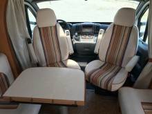 Camping-car profilé d’occasion, lit de milieu, 3 places, Fleurette Magister 73 LMS, à Roques proche de Toulouse 31