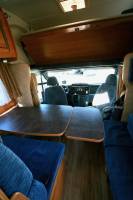Camping-car capucine d'occasion, lit sur soute, 5 places, 6 couchages, Challenger Genesis 51, à Roques proche de Toulouse (31)