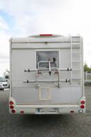 Camping-car capucine occasion, 4 places, lits superposés, 7 couchages, double dînette, Mercedes, Rimor Superbrig 749, à Roques proche de Toulouse (31)