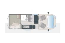 Achat Fourgon d'occasion, 2 places, 3 couchages, moins de 6 m, Ranger 540, chez Vacances et Loisirs à Roques, proche de Toulouse (31)