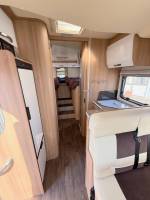 Achat Camping-car profilé occasion, lits jumeaux, lit de pavillon, 5 places carte grise et couchages, Roller team Kronos 284 TL, à Roques proche de Toulouse (31)