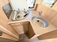 Camping-car profilé occasion, lits jumeaux, lit de pavillon, 5 places carte grise et couchages, Roller team Kronos 284 TL, à Roques proche de Toulouse (31)