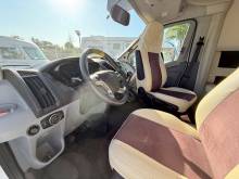 Camping-car profilé occasion, lits jumeaux, lit de pavillon, 5 places carte grise et couchages, Roller team Kronos 284 TL, à Roques proche de Toulouse (31)