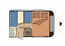 Vente Caravane occasion moins de 4 m, Ace Lebrun Champs 331, à Roques, proche de Toulouse (31)