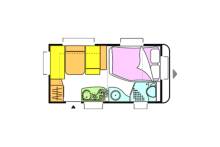 Achat Caravane occasion 4 couchages, lit à la française, Sterckeman 400 CP Evolution Confort, proche de Toulouse (31)