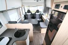 Vend Camping-car intégral occasion, lit de milieu, 4 places, presque neuf, Sunlight I 690L, à roques proche de Toulouse (31)