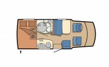 Achat Camping-car occasion profilé, Hobby Van, Hobby T500 GFSC, à Roques, Proche de Toulouse (31)