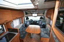 Camping-car occasion profilé, lit à la française, salon face à face, moins de 7 m, Bürstner Privilège T630, à Roques proche de Toulouse 31