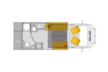 Achat Camping-car profilé occasion, Maxi salon face à face ,4 places, Bavaria T696D, 7m, à Roques, proche de Toulouse (31)