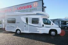 Camping-car profilé d’occasion, lit à la française, lit de pavillon, 4 couchages, moins de 7 m, Chausson Titanium TI 69, à Roques proche de Toulouse (31)