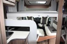 Camping-car profilé occasion, maxi-salon, lit de pavillon, 4 couchages, Dethleffs Trend T 6767 à Roques près Toulouse (31)