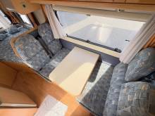 vend Camping-car profilé occasion, petit prix, lit à la française, moins de 7 m, 4 couchages, Adriatik 572 DS, à Roques, près Toulouse (31)