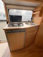 vend Camping-car profilé occasion, petit prix, lit à la française, moins de 7 m, 4 couchages, Adriatik 572 DS, à Roques, près Toulouse (31)