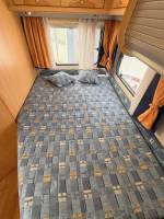 vend Camping-car profilé occasion, petit prix, lit à la française, moins de 7 m, 4 couchages, Adriatik 572 DS, à Roques, près Toulouse (31)