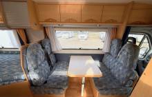 Camping-car profilé occasion, petit prix, lit à la française, moins de 7 m, 4 couchages, Adriatik 572 DS, à Roques, près Toulouse (31)