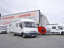 Camping-car intégral occasion 4 places sur Mercedes Hymermobil STARLINE 700 à Toulouse 31 Midi-Pyrénées.