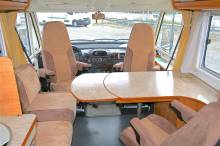 Camping-car intégral occasion 4 places sur Mercedes Hymermobil STARLINE 700 à Toulouse 31 Midi-Pyrénées.